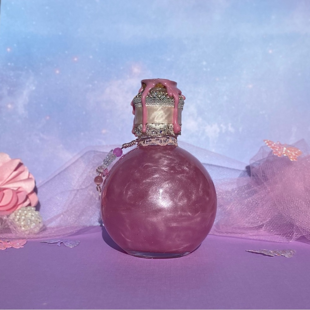 Rose Daydreams—Floral Fantasy Potion Bottle | Romantic Collectible, DnD Prop